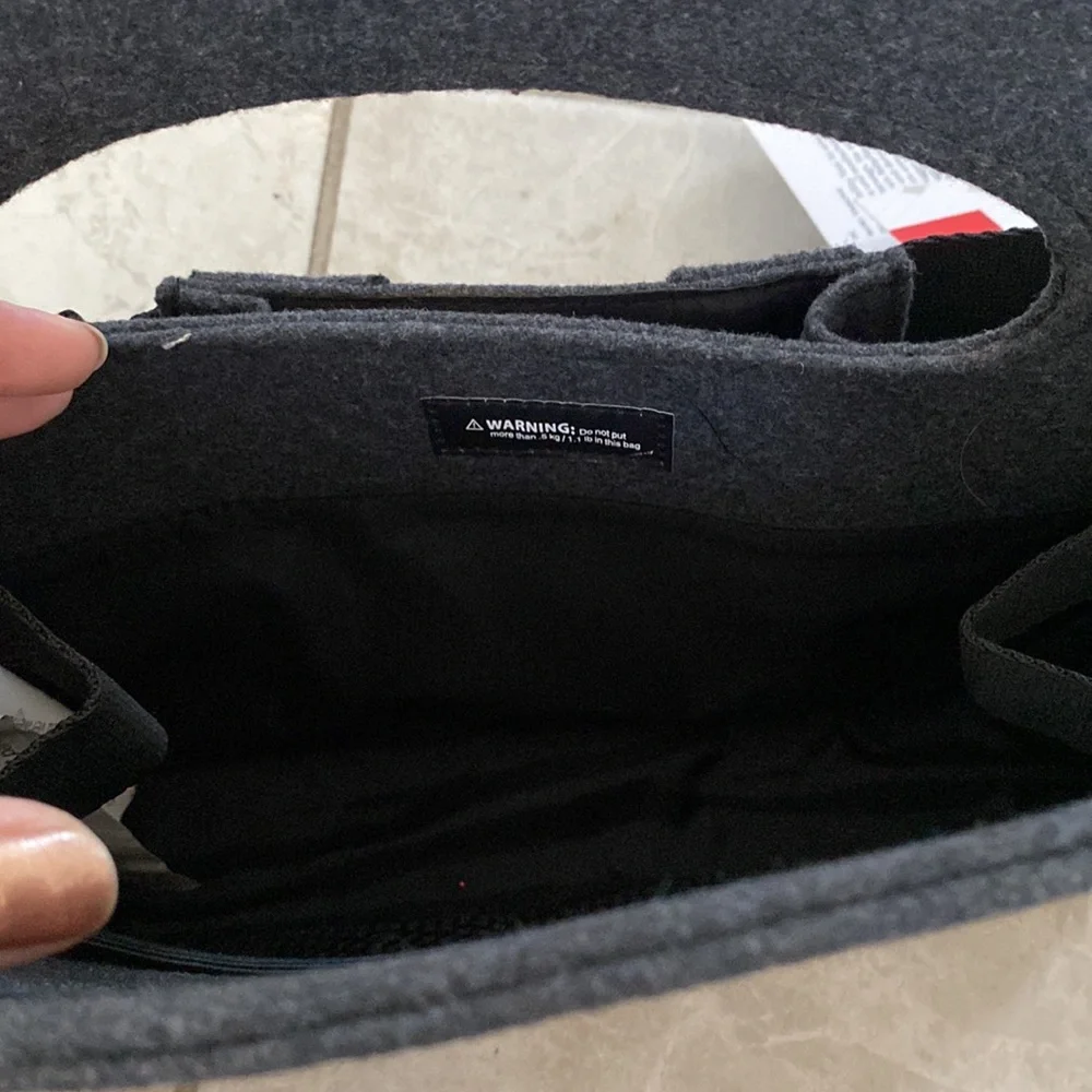 Maclaren NWT Grey Felt Mini Utility Tote